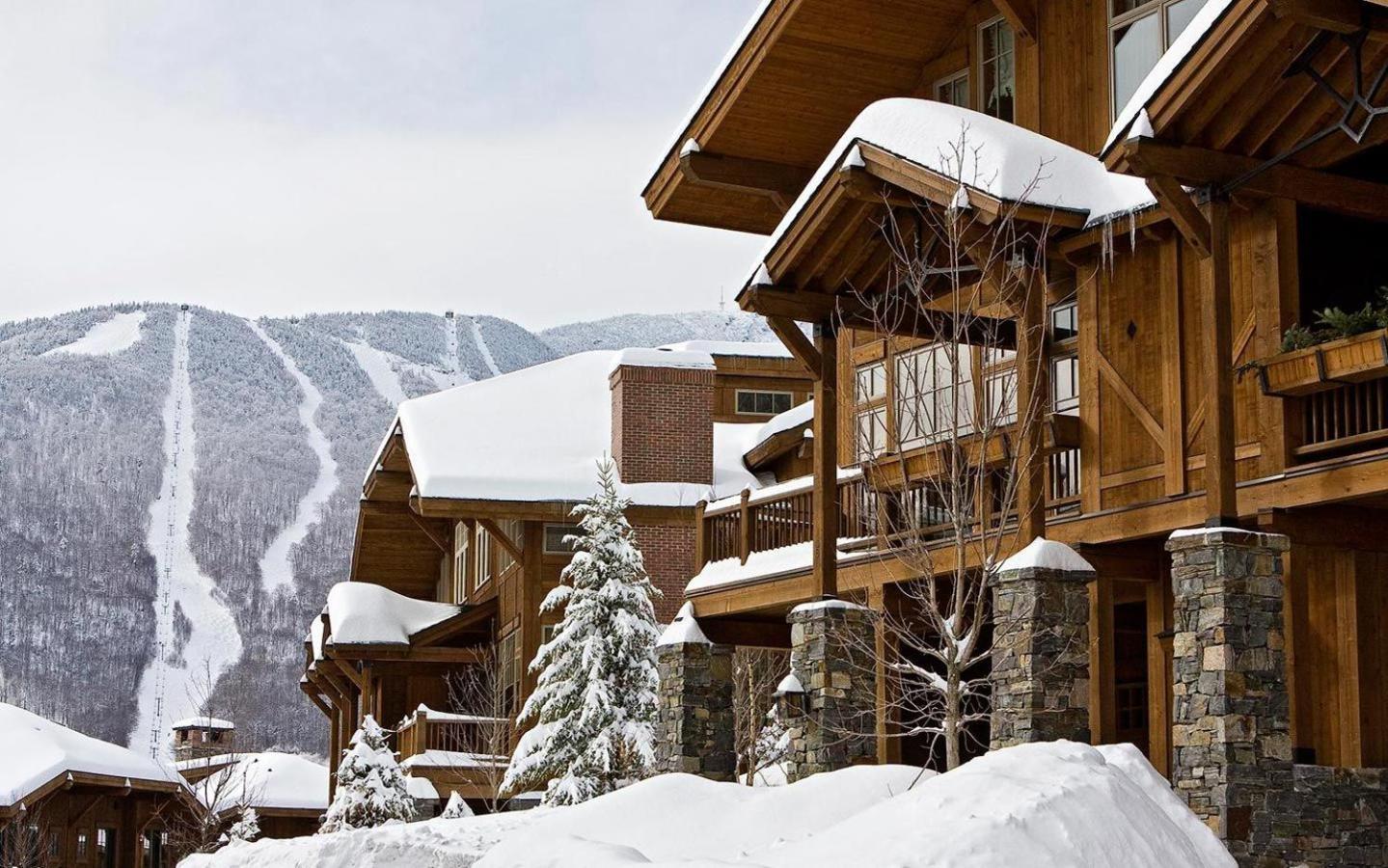 Ski In Ski Out 4 Bedroom Spruce Peak Lodge Luxury Mountain Cabin ストー エクステリア 写真